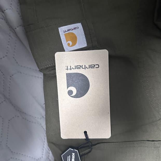 칼하트 wip 콜롬비아 립스탑 레귤러 카고팬츠 사이프레스