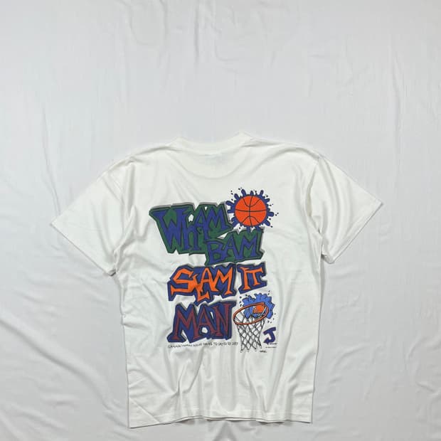 90‘s 95년도 wham bam slam it man 반팔티