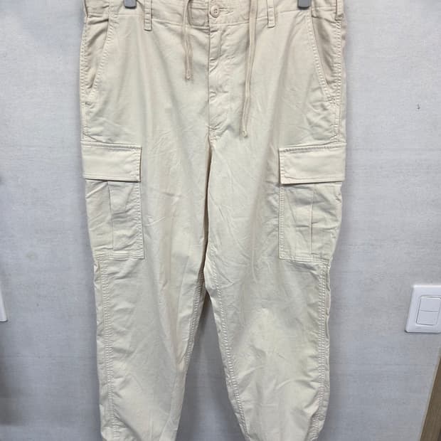 유니클로 스트링 카고팬츠 L 대략 33 34