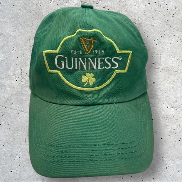 기네스 GUINNESS 그린 볼캡 모자