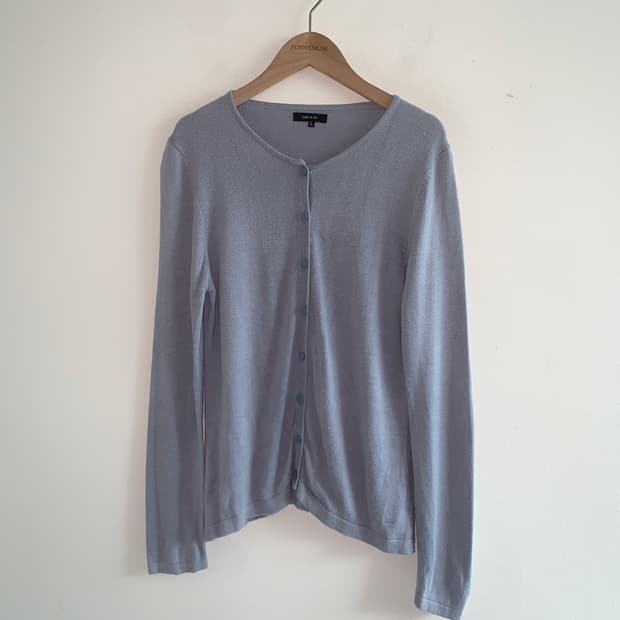 Skyblue loose cardigan