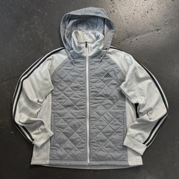 105 아디다스 하이브리드 퀼팅 자켓 