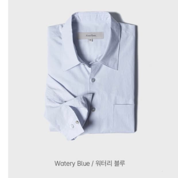 퍼스트플로어 새커셔츠 워터리블루 46