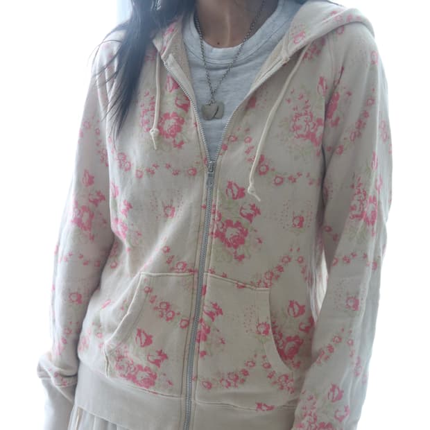 [Cabbages&Roses] Rose Toile Hoodie