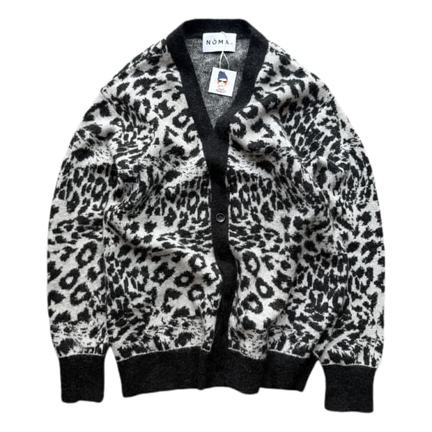 23fw 노마티디 레오파드 모헤어 가디건 3(XL)