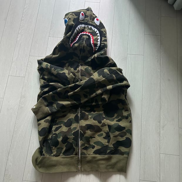 베이프 샤크후드 녹계