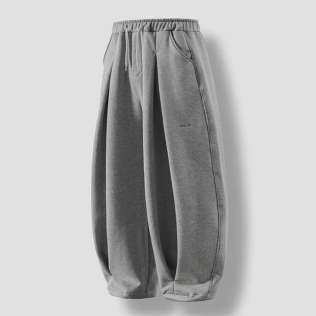 앵글런 Valley Tuck Sweat Balloon Pants
