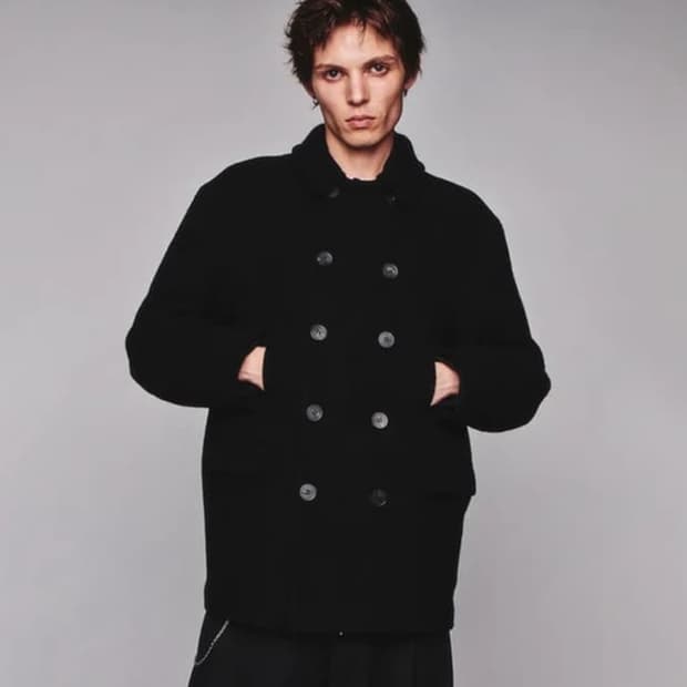 아트이프 액츠 피코트 M size 블랙 새상품