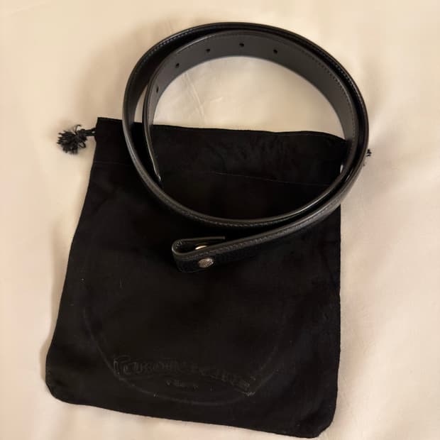 크롬하츠 1인치 벨트 가죽 스트랩 30사이즈