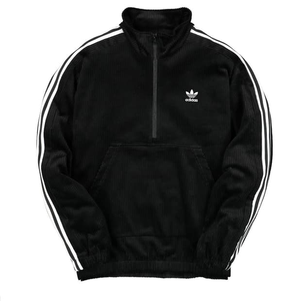 아디다스 코듀로이 하프집 아노락