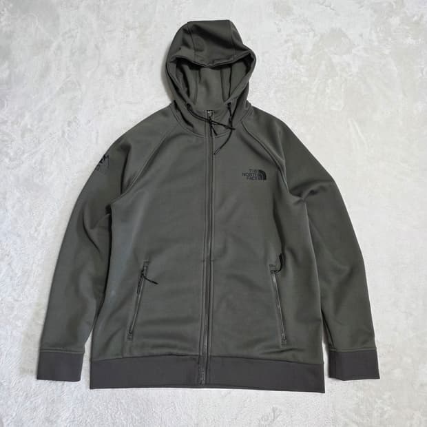(XXL)노스페이스 후드집업 자켓 카키