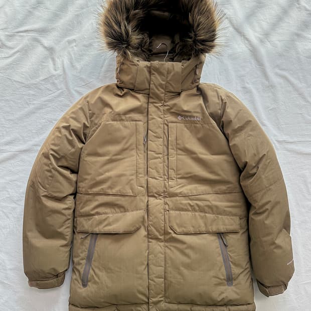 컬럼비아 헤비 옴니히트 구스다운 패딩