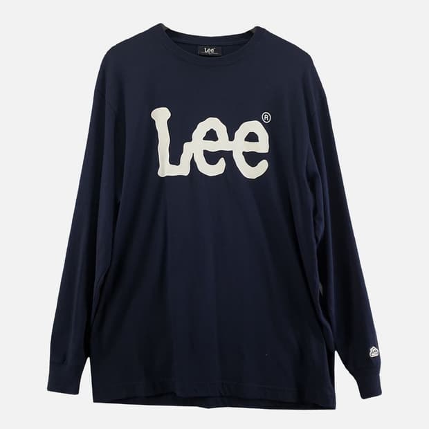 LEE 네이비 남자 긴팔티 S N4634