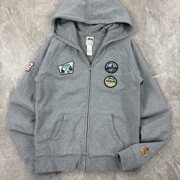 Stussy Patch Hooded Zip-up  