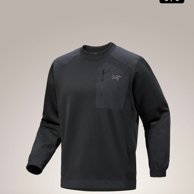 아크테릭스 컨실 크루넥 풀오버 블랙 판매합니다 