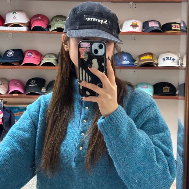 슈프림 코듀로이 빈티지 햇