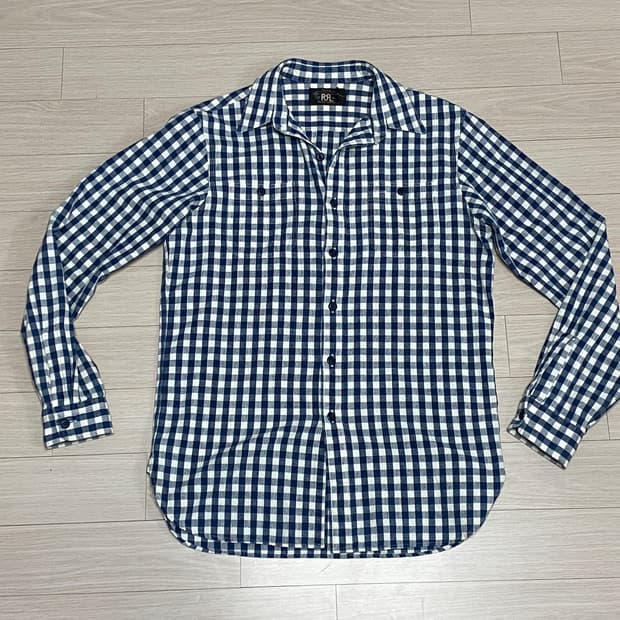 RRL 더블알엘 체크 셔츠 S