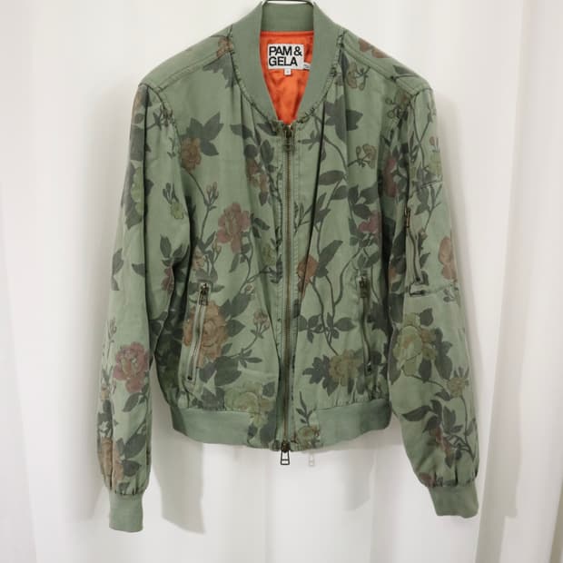 Pam & Gela floral bomber jacket