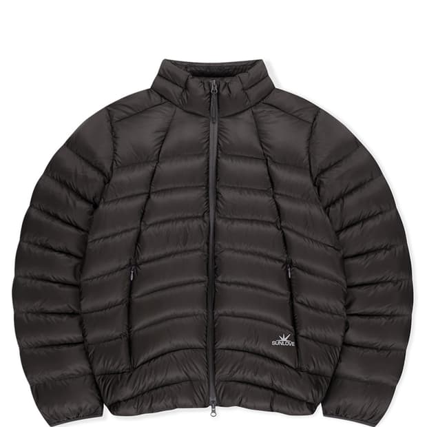 썬러브 플라이 라이트 다운 자켓 경량패딩 차콜