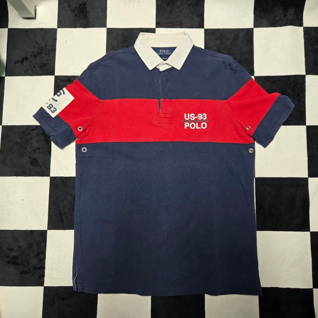 M 폴로랄프로렌 RL-93 반팔 럭비티셔츠 