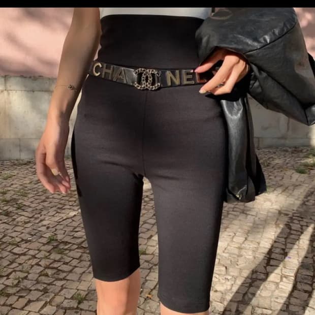 서쿠키 하프 레깅스 팬츠