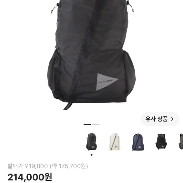 앤드 원더 실 데이팩 차콜