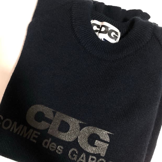 CDG 꼼데가르송 니트 M 블랙