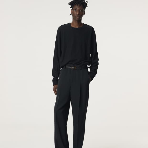 Recto 턱 디테일 울팬츠