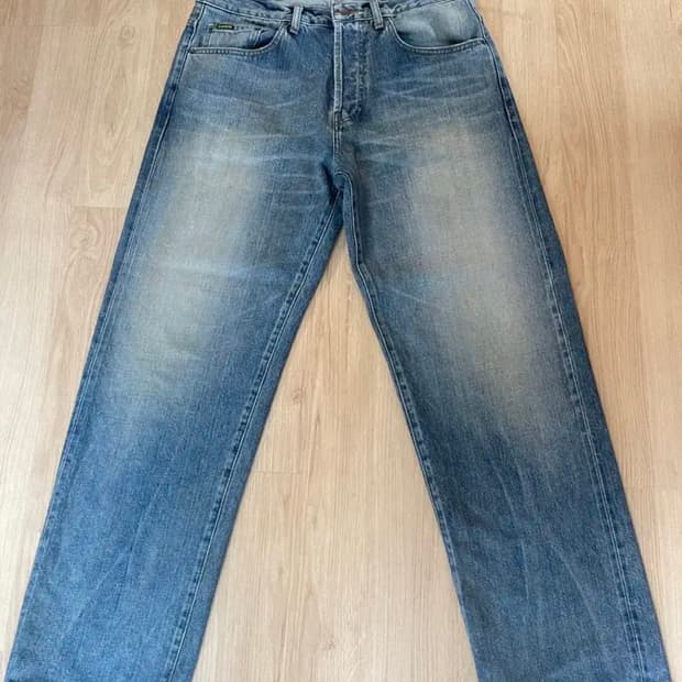 32 슈프림 루즈 셀비지 24fw 인디고 데님 극미 크림구매