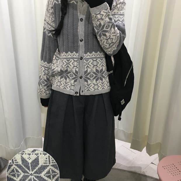 HARMONICA nordic cardigan