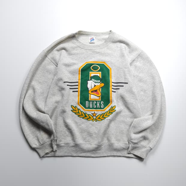 JERZEES USA 빈티지 프린팅 스웻 셔츠 (L)