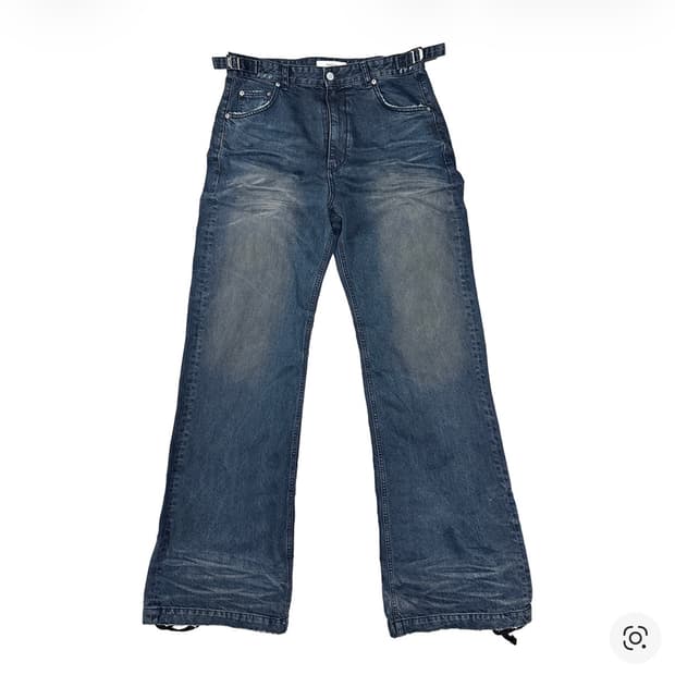 [3] 논노드 젠 더티 오일 워시드 데님 팬츠