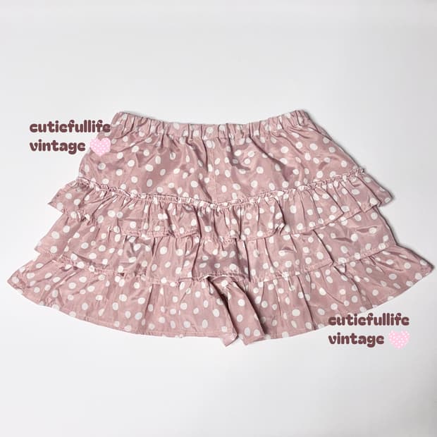 인디핑크 도트 큐롯