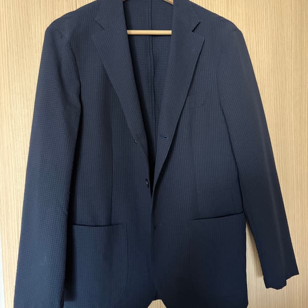 매킨토시 필로소피 트로터 시어서커 자켓 (38R / 물세탁 가능)