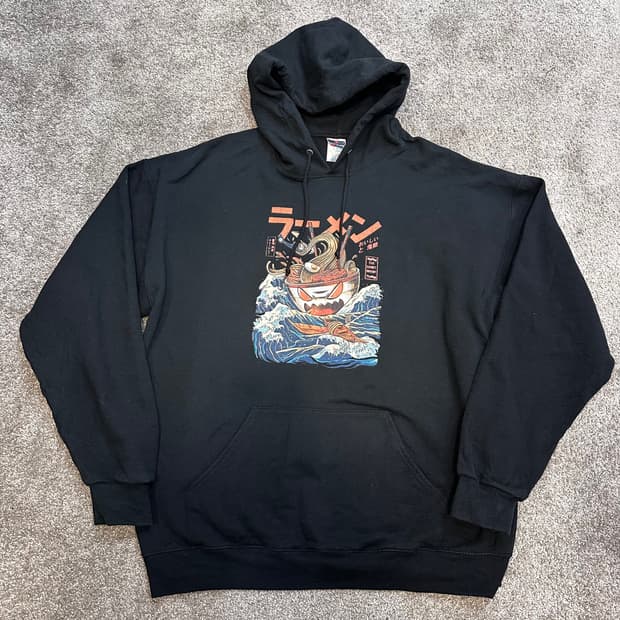 빈티지 더그레이트라멘 풀오버 후드티XL