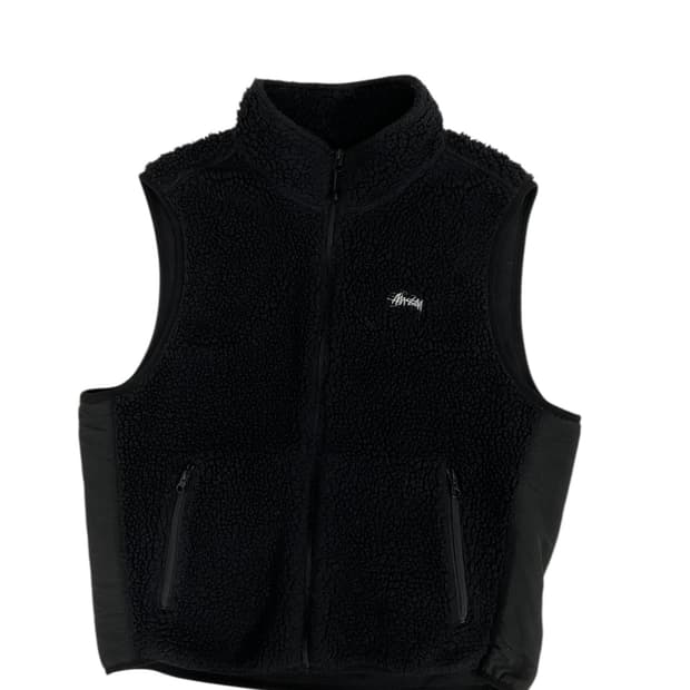 스투시 쉐르파 조끼 패딩 M