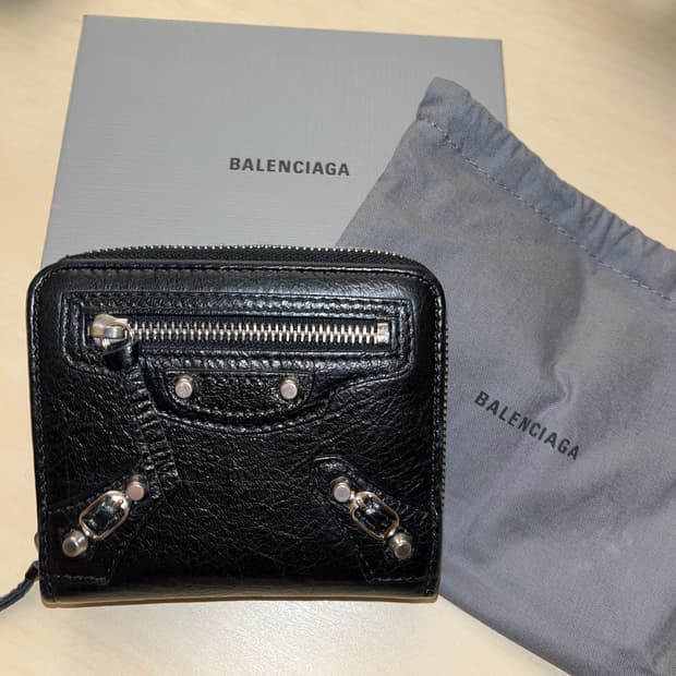 발렌시아가 모터 반지갑