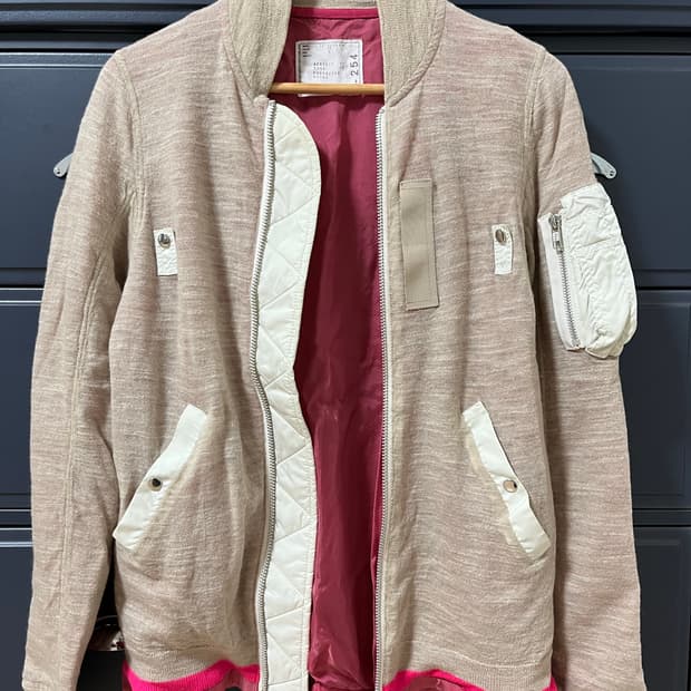 사카이 니트 ma-1