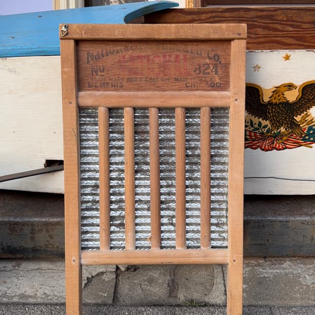 빈티지 소품 1940년 National 워시보드