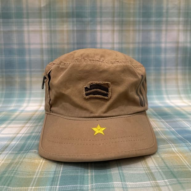 brown vintage cap