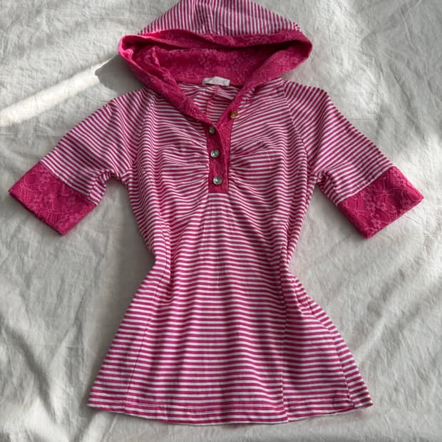 리즈리사 하이틴 갸루 y2k 딱붙 탑