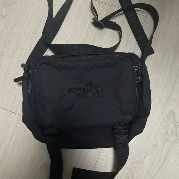 노스페이스 퍼플라벨 코듀라 나일론 숄더백 크로스백 블랙