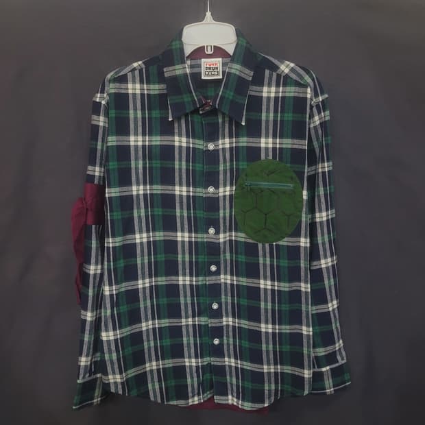 PUNK DRUN KERS 펑크 체크 셔츠