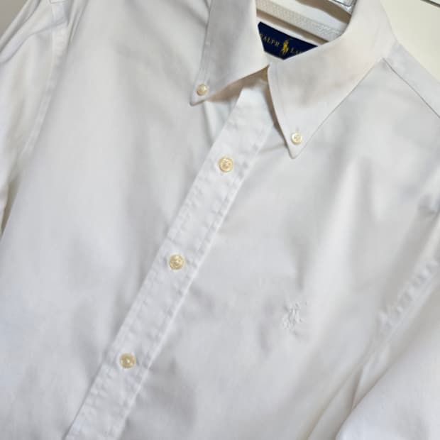 폴로랄프로렌 화이트포니 화이트 드레스 셔츠
