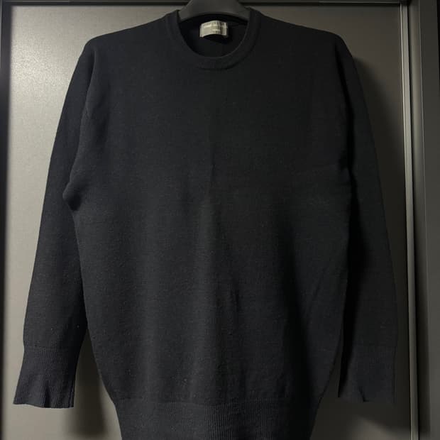 꼼데가르송 옴므 아카이브 니트 블랙 (100)