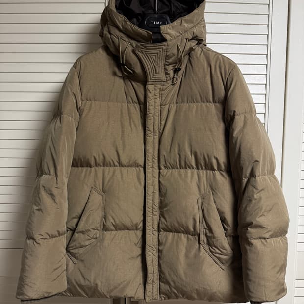 헤지스 텐씨 디자인 거위털 패딩 100 