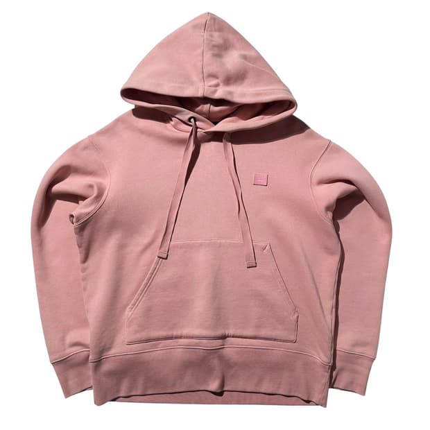 아크네 스튜디오 페이스 로고 후드 