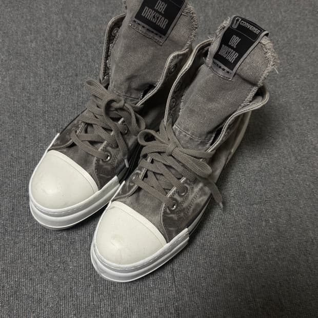 릭오웬스 컨버스 다크쉐도우 하이 척 70