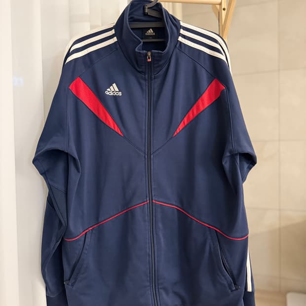 아디다스 네이비 져지 트랙탑