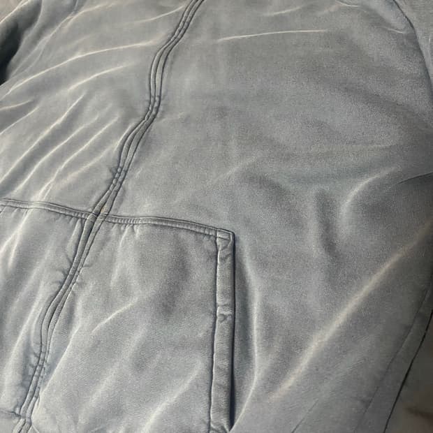 이지갭 후드집업 포에틱블랙 XXL yeezy gap hooded zip